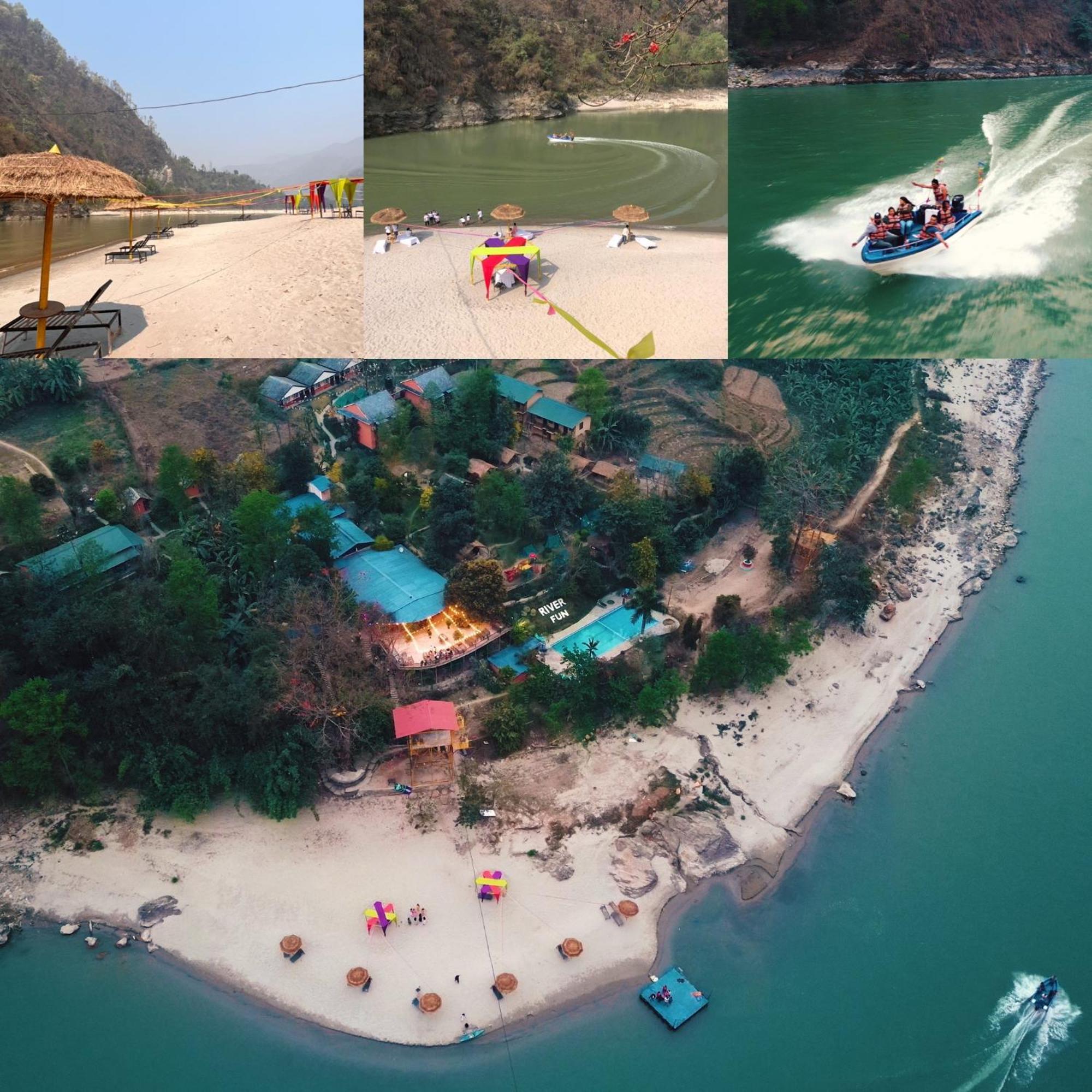 River Fun Beach Resort Gorkhā Kültér fotó